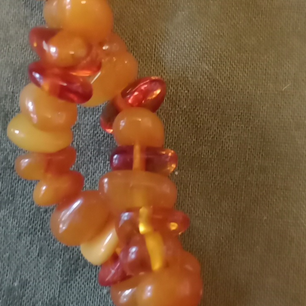 Authentic Vintage Baltic Amber Necklace #840 - Picture 7 of 14